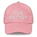 Hogue WS LLC Free Britney Hat (Embroidered Dad Cap) Pink