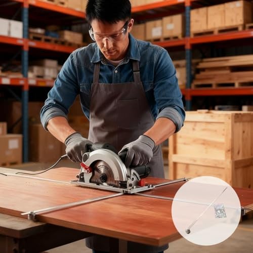 Calibrador de posicionamiento para sierra circular ajustable 23.63 in miniatura 4