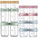 ACEPRUT 14 Stück Glas Babybrei Einfrieren Behälter, Beikost Baby...