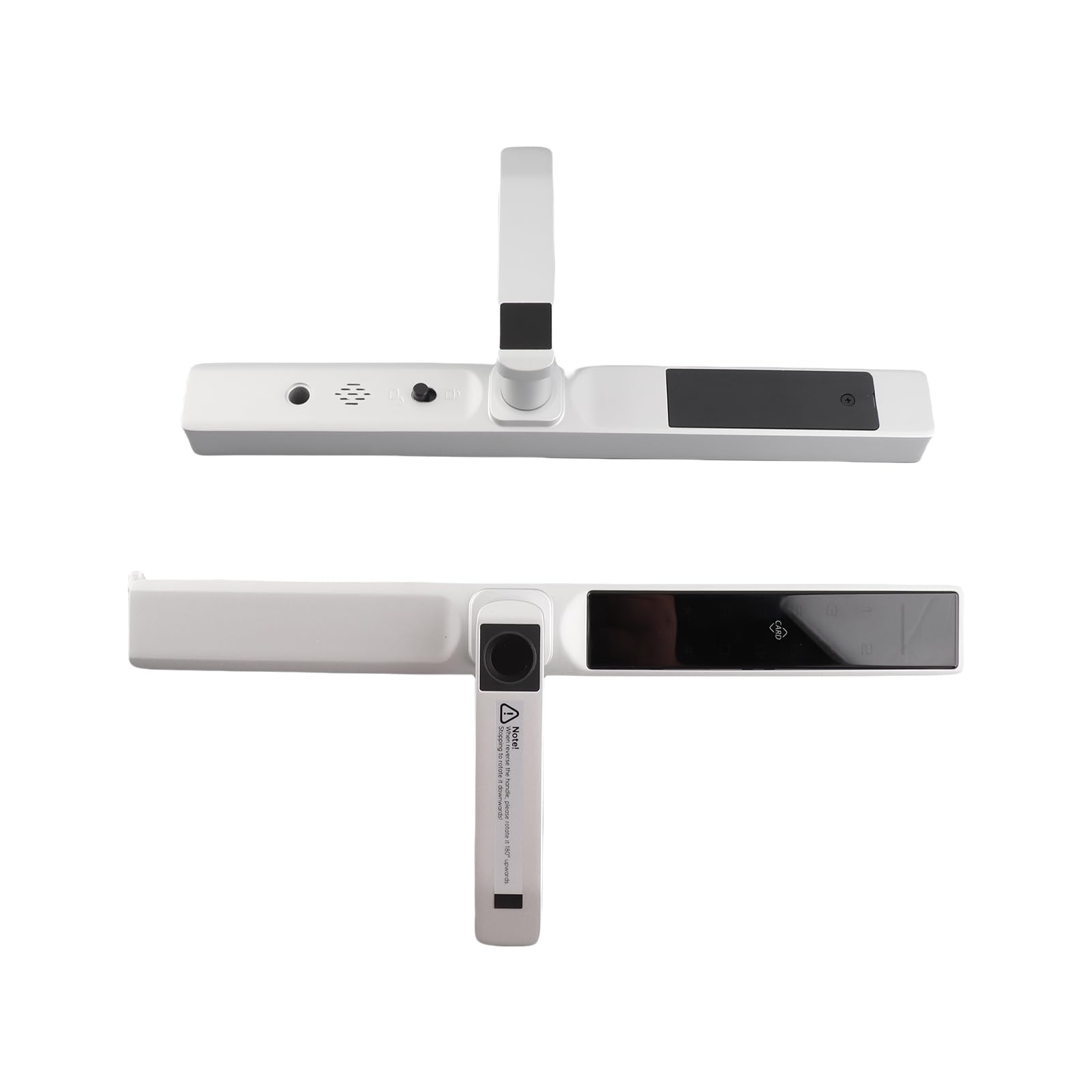 Cuifati Cerradura de Puerta con Huella Digital, WiFi, Control por App sin | Cerradura de puerta inteligente con 5 métodos de desbloqueo, aleación de aluminio, para puerta de entrada, hogar, oficina