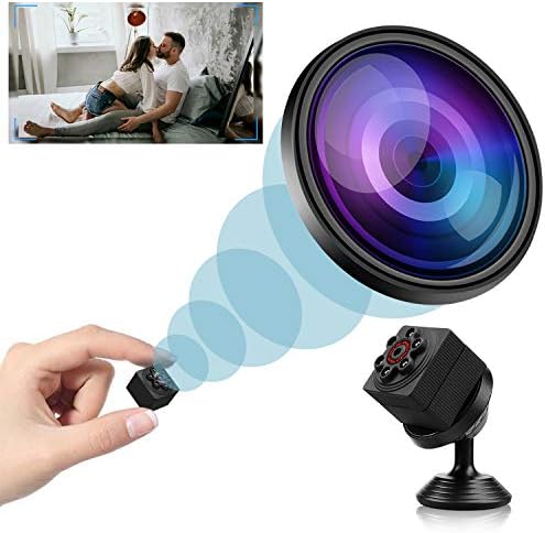 Mini Spy Camera Wireless Hidden, 2021 Full HD 1080P Portable Small Nanny Cameras Covert Cop Cam, Micro USB Security Surveillance Camera with Night Vision and Motion Detection for Home, Office and Car Mini Spy Camera Wireless Hidden, 2021 Full HD 1080P Portable Small Nanny Cameras Covert Cop Cam, Micro USB Security Surveillance Camera with Night Vision and Motion Detection for Home, Office and Car