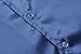 URRU Men's Luxury Shiny Silk Like Satin Dress Shirt Cuban Collar Short Sleeve Casual Slim Fit Muscle Button Up Shirts Navy Blue L
