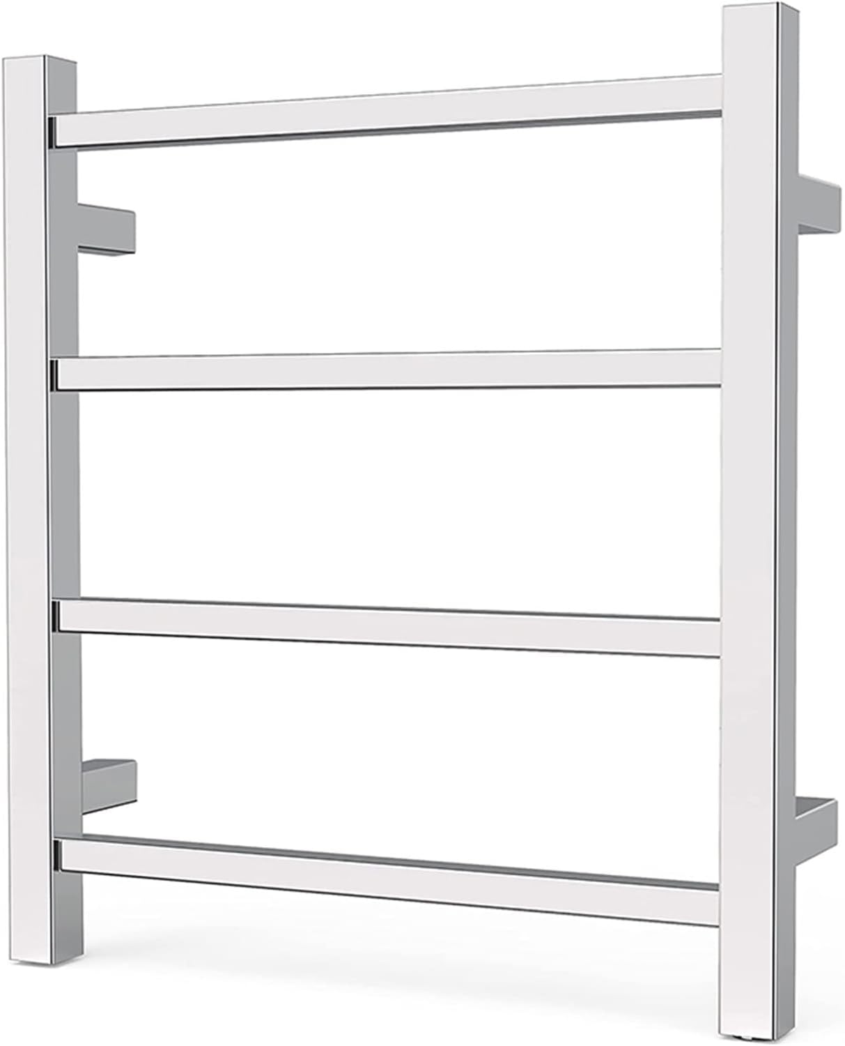 Smart Touch Waterproof Wall-Mounted Electric Heated Towel Rack - Intelligent Towel Warmer for Bathroom Adjustable Temperature Stylish Design Energy Efficient