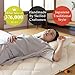 EMOOR Japanese Futon Mattress CLASSE Queen Made in Japan White, Foldable Floor Sleeping Bed Tatami Mat
