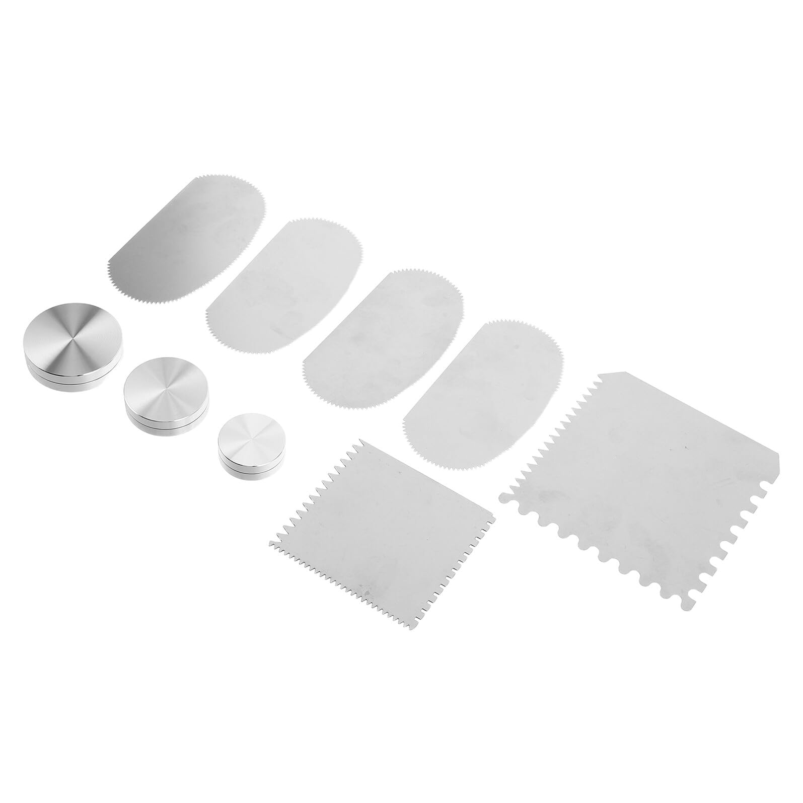 Outils de sculpture sur poterie en acier robuste avec grattoirs dentelés et rotatifs