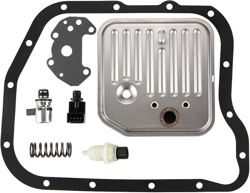 Kit de solenoide, sensor de pressão e filtro de transmissão Guteauto para 42RE, 44RE, 46RE, 47RE e 48RE – Conjunto