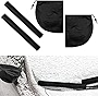 xbrtaia Side Mirror Covers and Wiper Blade Covers, Fits for Most Cars, SUV's, Vans, and Trucks, Winter car Accessories Snow Mirror Cover and Wiper Blades Protects from Ice, Snow, Frost, Bird Poops