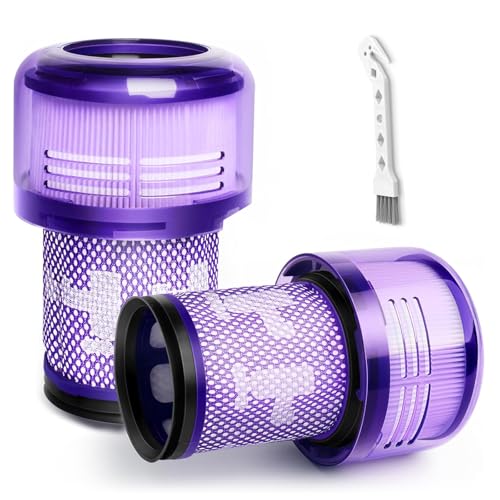 EFOTIML Paquete de 2 filtros de repuesto para aspiradora inalámbrica Dyson V12 Detect Slim, V12 Slim, SV30, SV34, SV35, en comparación con la pieza 971517 01 (no para aspiradora SV12 y V15)