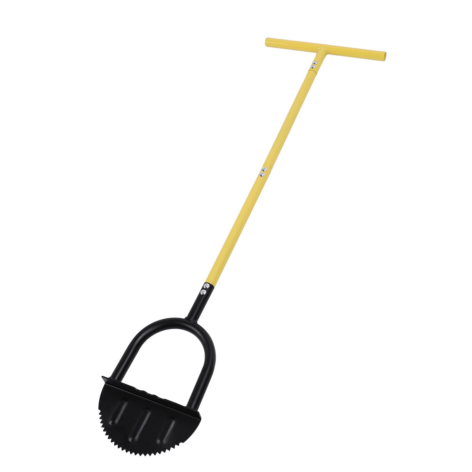 Saw Tooth Edger Lawn Tool, Half Moon Lawn Edger with T Grip, Lawn and Landscaping Tool for Gardening Farming