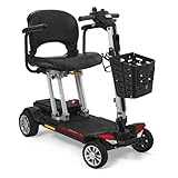 Golden Technologies Buzzaround Carry On Fold-Flat Travel Lithium Battery Lightweight Mobility Scooter (Red) Assorted