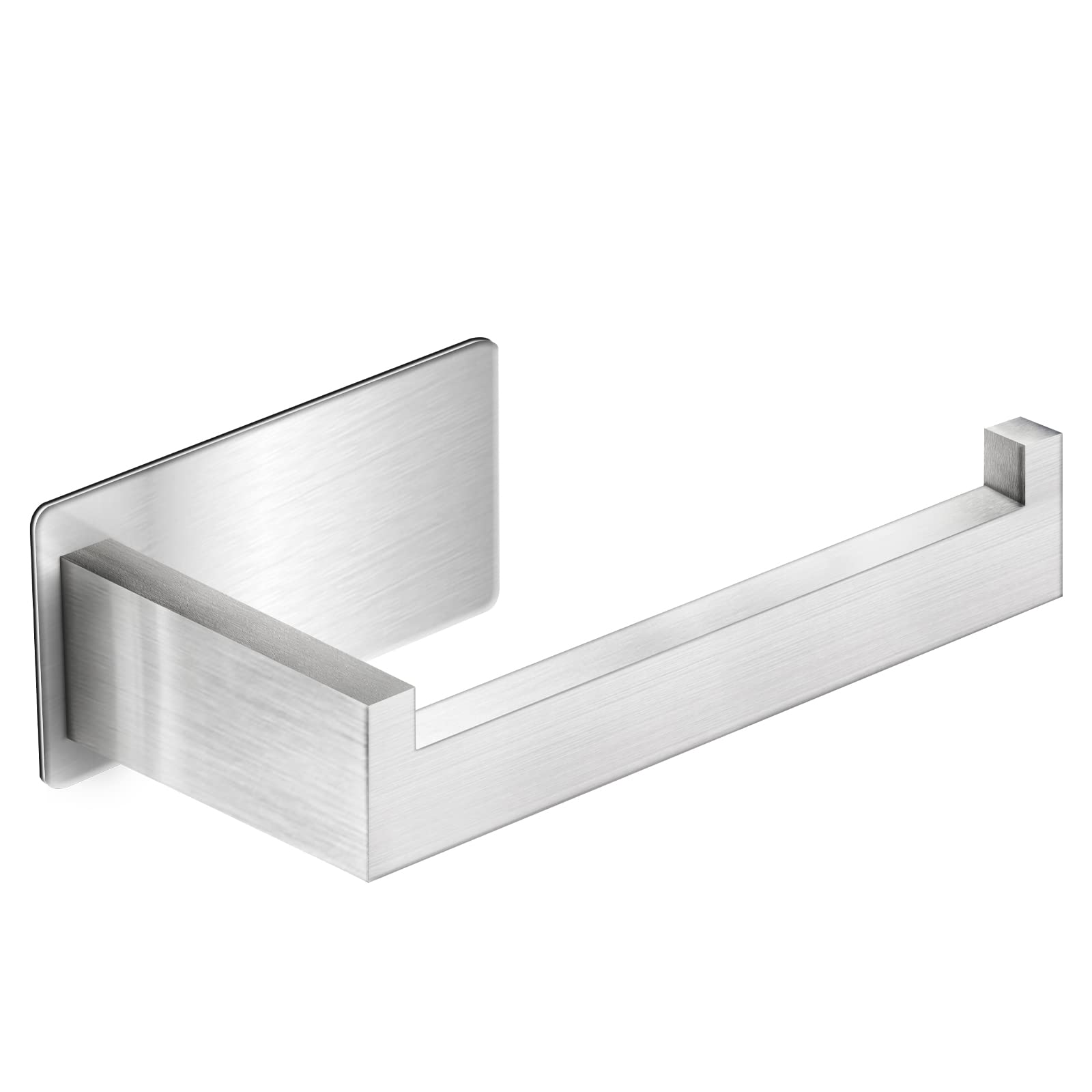Auxmir Silver Toilet Roll Holder, 3M Self Adhesive Paper Holder