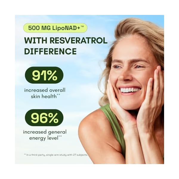 NMNH Supplement Alternative - Liposomal NAD with Resveratrol - High Purity NAD Supplement for Anti-Aging, Energy, Focus - 60 Capsules - Image 7