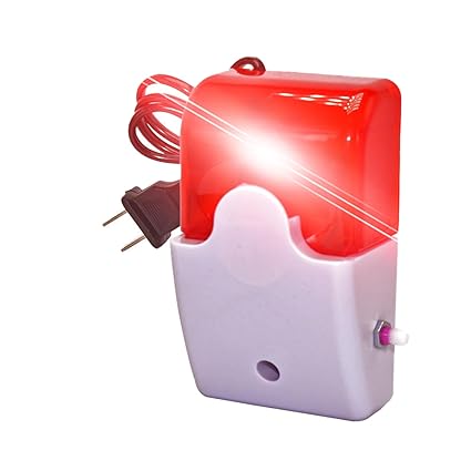 Power Outage Failure Cut Loss Alarm?Power Failure Sound and Light Alarm Sensor Alert with Flash Light,0-120Db Siren Alarm Sound Can Be Adjusted ((Included 9V Battery) (1)