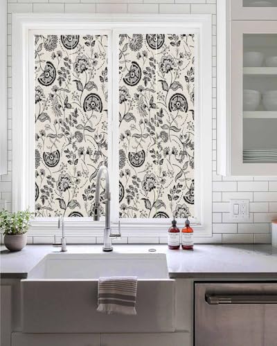 Vinilo Decorativo Negro para Ventanas 19.6x39.3 pulgadas miniatura 1