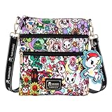 Tokidoki Bolsa pequena para celular feminina, mini bolsa tiracolo fofa para celular com alça ajustável, Multicolorido., Small, Estilo 5