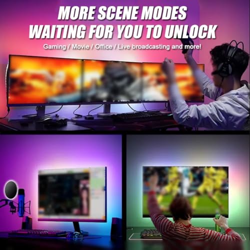 Tira de luces LED para gaming 3 metros color RGB miniatura 7