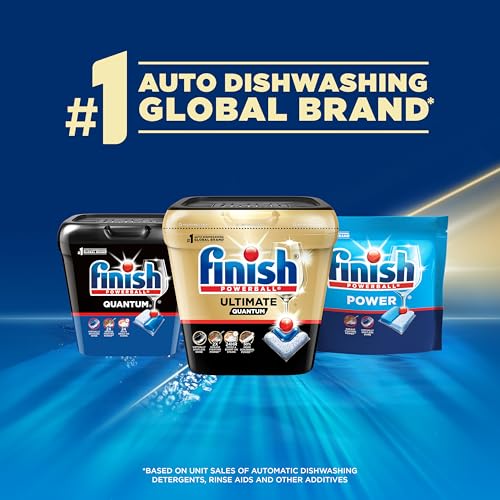 Finish Ultimate Quantum Dishwasher Pods, Dish Detergent, Lemon Scent, 38ct - image 7