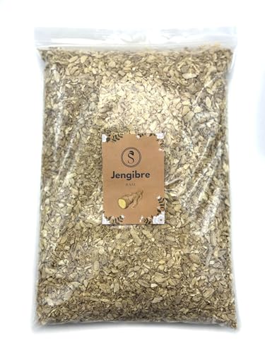 Jengibre en raiz premium Ginger Powder – Kión (Zingiber Officinale) para infusiones, repostería y cocina; sabor intenso; apoyo digestivo, efecto relajante y acción antioxidante