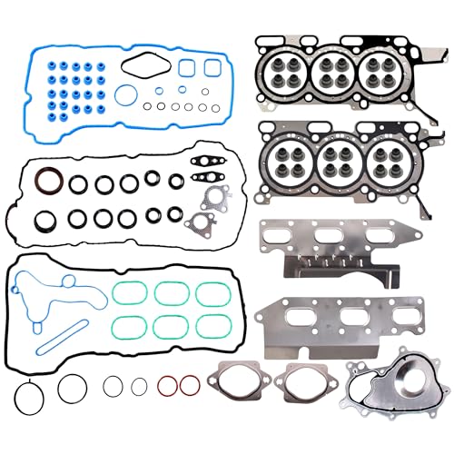 Image of HS54988A Cylinder Head Gasket Set Fit for Ford F-150 2012 2013 2014 3.5L Ecoboost V6 DOHC Turbocharged Valve Cover Gasket VS50879R