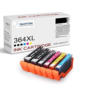 SMARTOMI 6PK 364XL vervanging voor HP 364 364XL inktcartridges multipack high-capacity compatibel met HP Photosmart 5510 5520 5515 5522 6510 6520 6515 7510 HP Deskjet 3070A 3520 HP Officejet 4620 4622