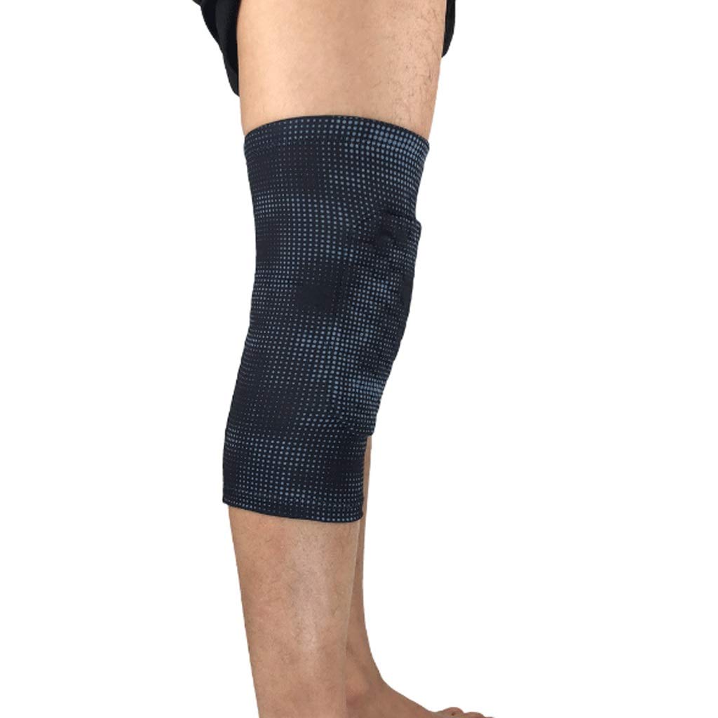 1 Pair Knee Sleeve Protector Brace Support Arthritis Bandage Elastic Football Soccer Basketball Volleyball(Medium)