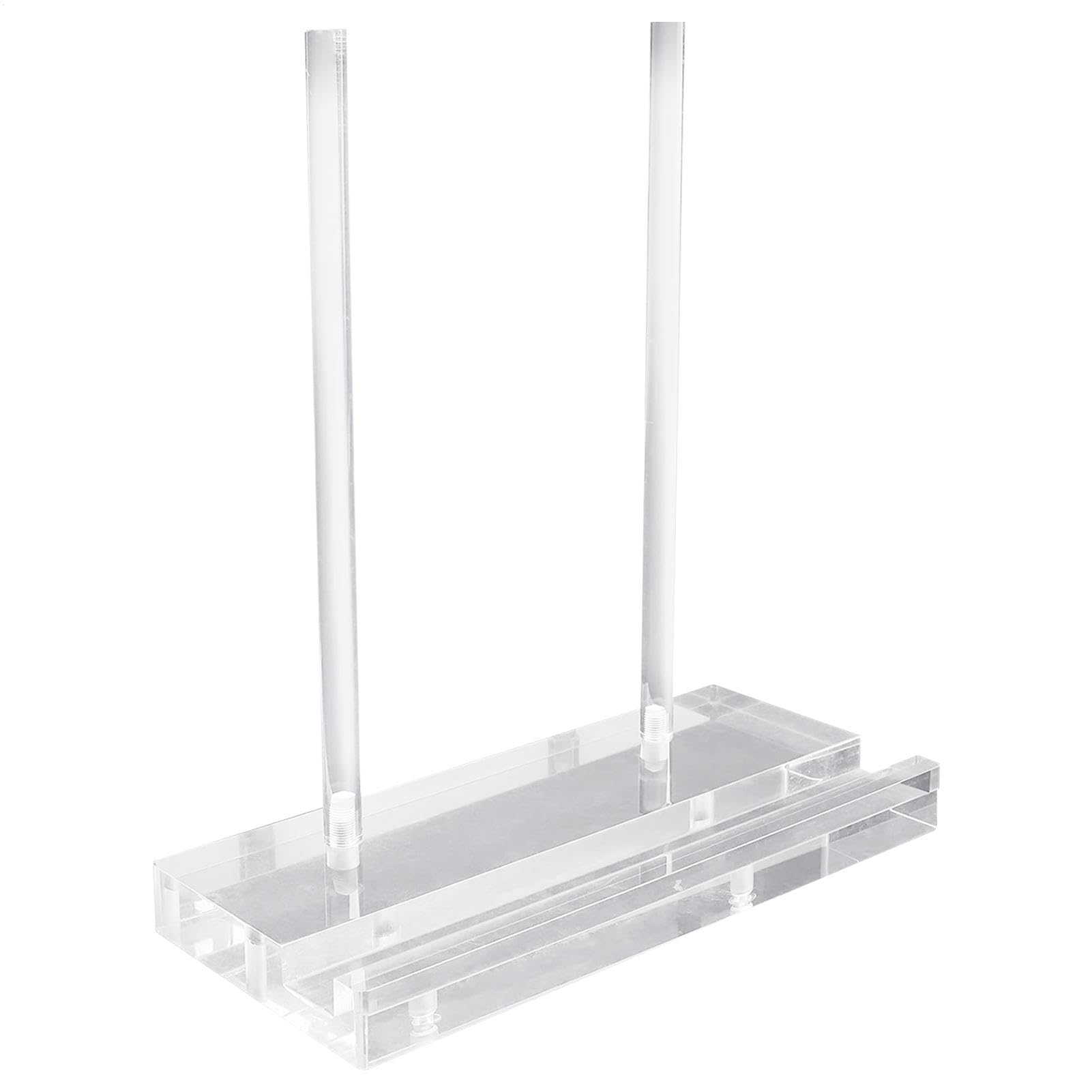 Picture stands for display, clear acrylic easel stand - table display Eileel acrylic stand clear | multifunctional in indoor artwork rack cookbook holder for bed, bedroom