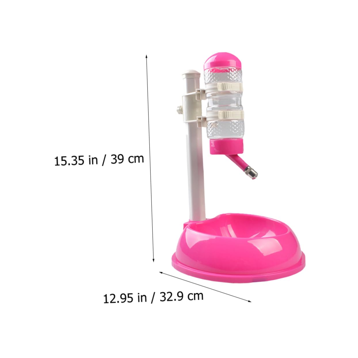 1 Pieza Dispensador Automático de Agua y Comida para Mascotas Bebedero y Comedero con Capacidad de Material Diseño Antideslizante para Perros y Gatos