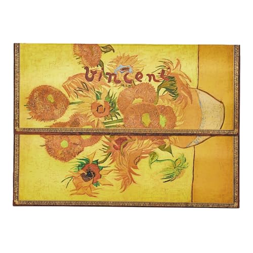 Van Gogh, Sunflowers Document Folder, The Van Gogh Museum Collection by Paperblanks (Embellished Manuscripts Collection) image 4