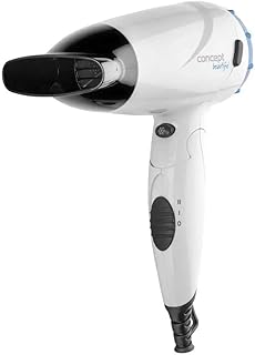 Concept Hausgeräte Beautiful VV5741 - Secador de pelo (1500 W, mango plegable), color azul