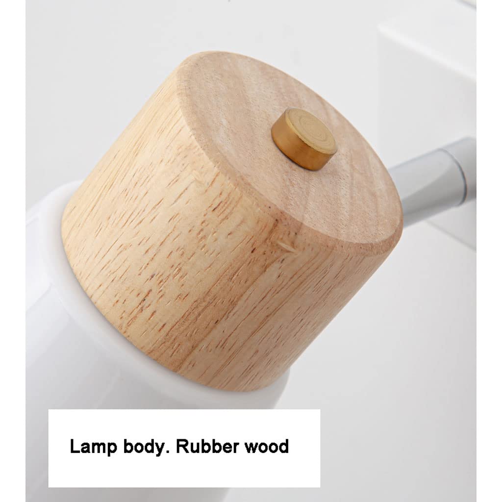 Lampada da Specchio Lampada da toeletta da Bagno sopra Lo Specchio Applique da Parete in Legno Illuminazione da Parete Creativa nordica per corridoio da Letto Trucco
