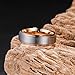 King Will Unisex 7mm 18k Rose Gold Plated Tungsten Carbide Ring Two Tone Wedding Band 11