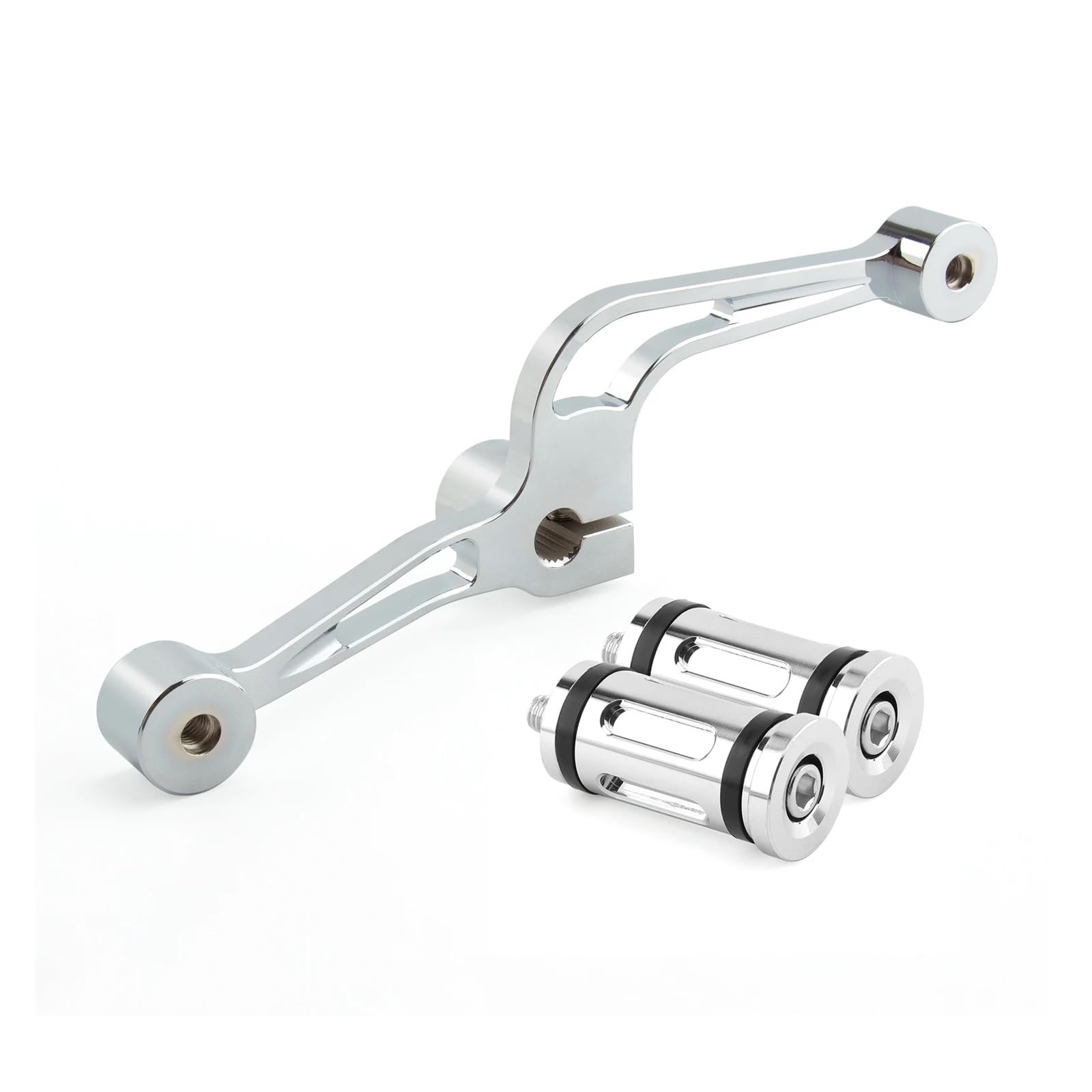 Syc27qp Chrome B Shift Pedal Lever Motorcycle Motorcycle Heel Toe Shift Lever Shifter Pegs For Sportster Xl883 Xl1200 Iron 883 Forty-Eight Seventy-Two Shifter Lever