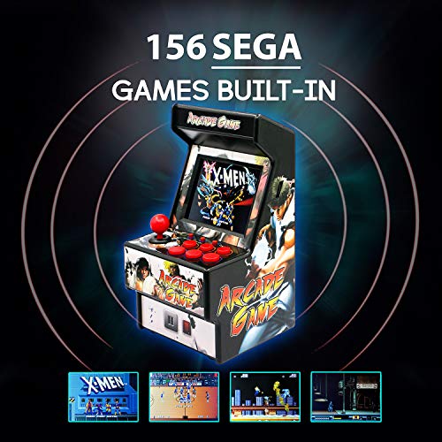 EASEGMER Mini Arcade Game Machines for Kids with 156 Classic Portable Handheld Video Games 16 Bit 2.8 Inches Screen Travel Gaming Electronic Toys Novelty Gift for Boys and Adults - Black - Image 5