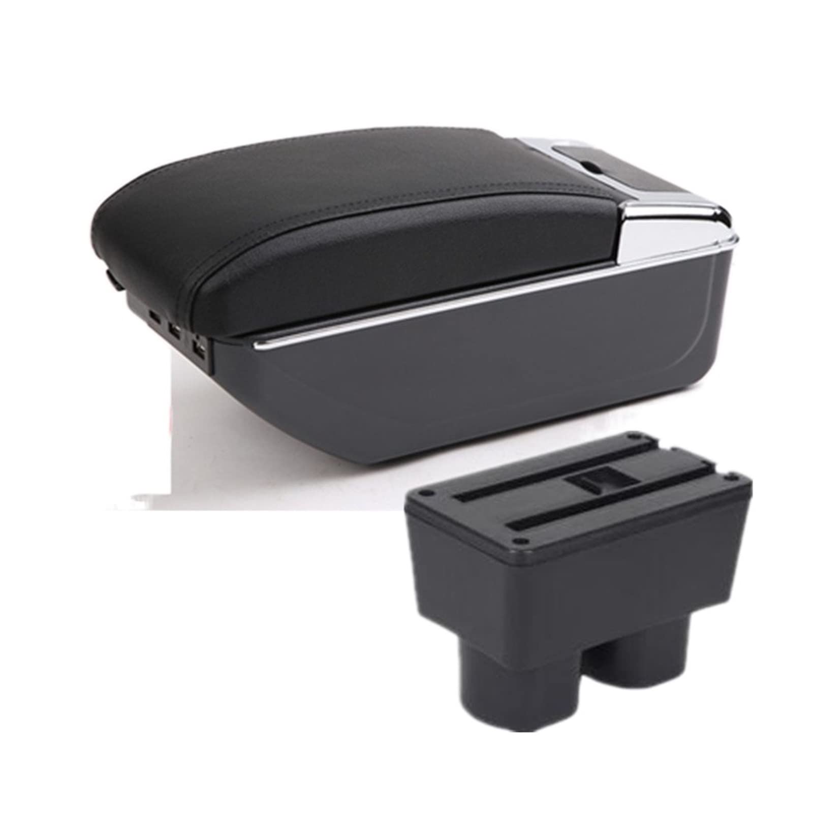 Baiqimv For Nissan For Sylphy For Versa For Tiida C11 For Latio Car Armrest Box Interior USB Center Storage Box Accessories(C2 7USB)