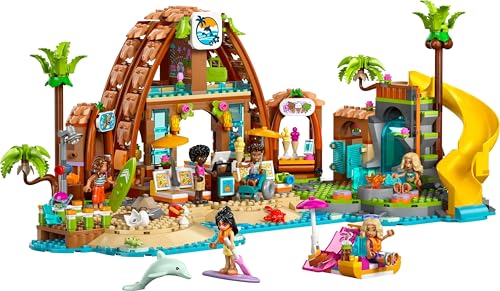 Image of LEGO Friends Family Vacation Beach Resort Building Set 42673 Building Blocks Toys for 8+ Gift for Boys and Girls