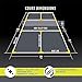 Franklin Sports Pickleball Court Marker Kit - Lines Marking Set with Tape Measure - Official Size Court Throw Down Markers