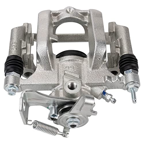 Image of TRQ Rear Left Brake Caliper w /Bracket Drivers Side