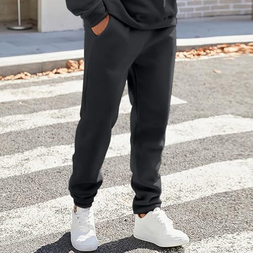 Boys Joggers Sweatpants Kids Sweats Casual Drawstring Elastic Waisted Athletic Basketball Sweat Pants with Pockets3