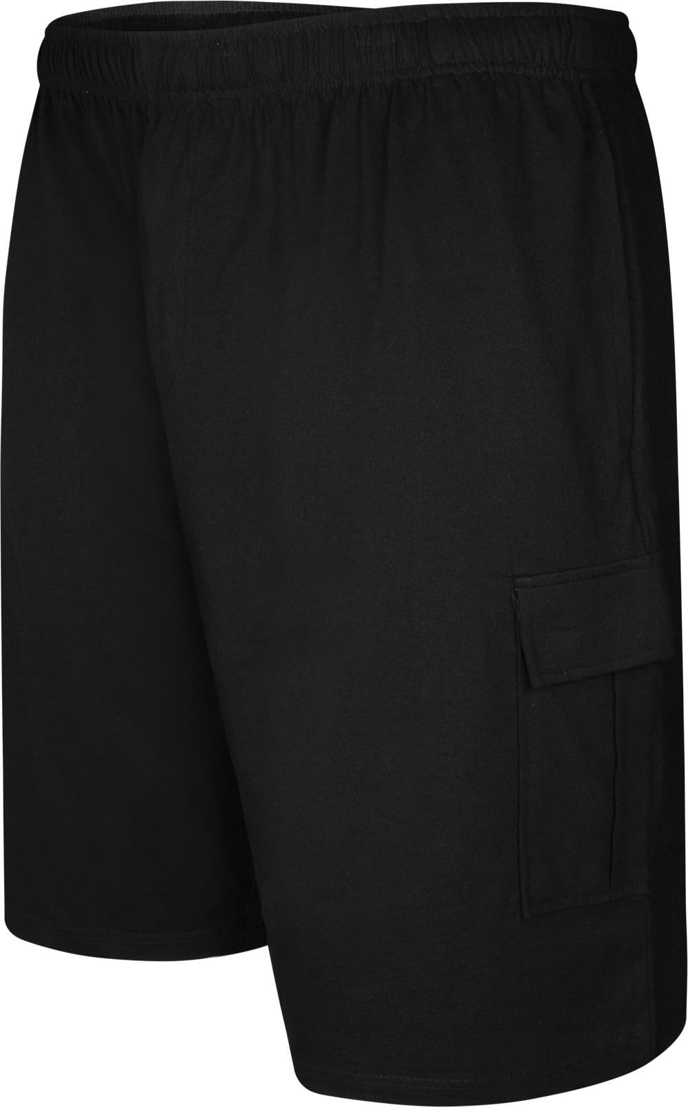 Espionage Bermuda Cargo Jersey Large Men's Size - Black - 5XL (TT 145/155 cm)