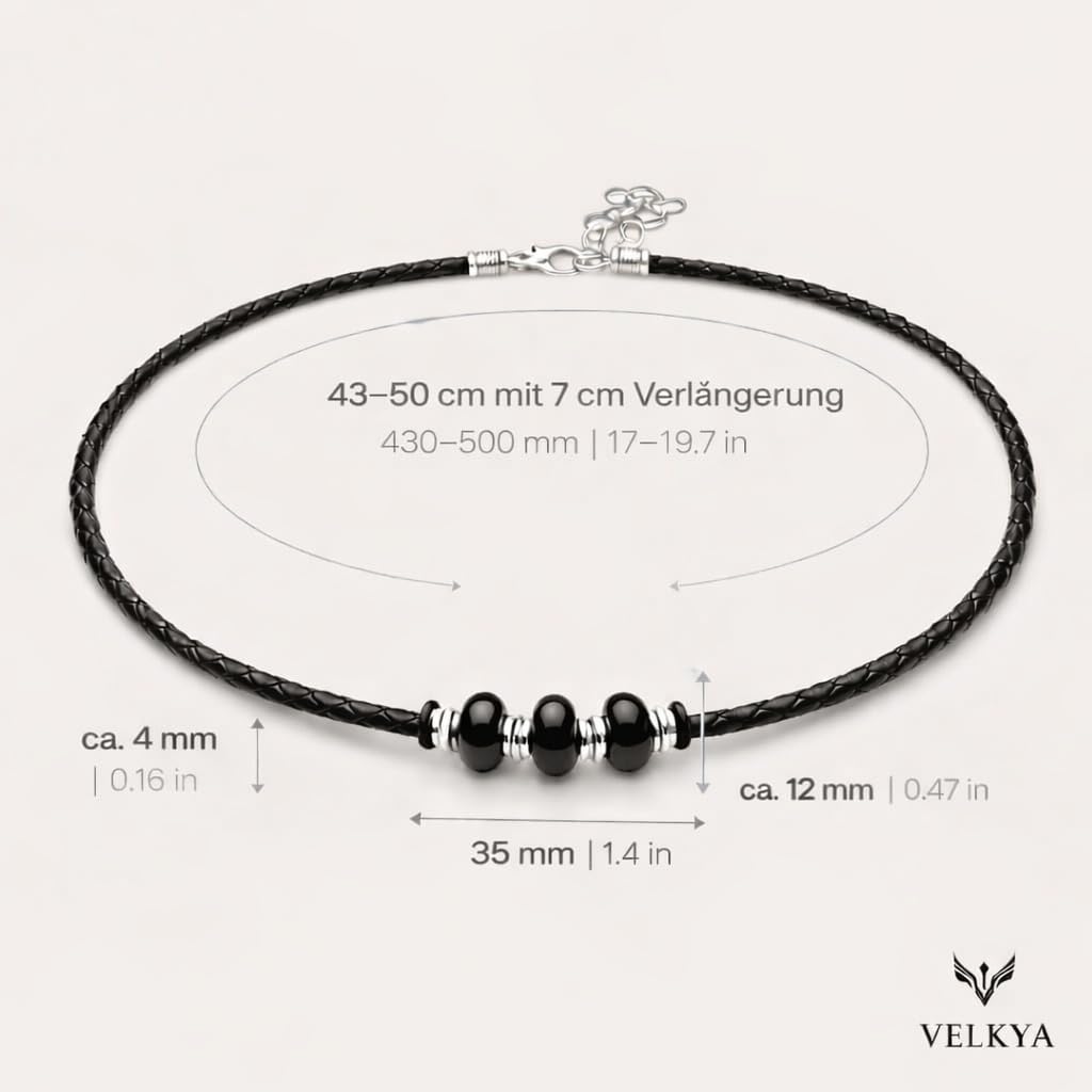Halskette Herren Silber 925er Sterlingsilber zertifikat, 43+7 cm