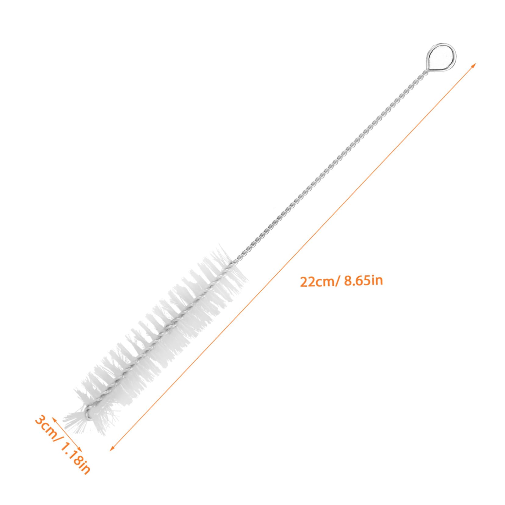 Happyyami Bottle Straw Cleaner Brush 4-in-1 Tube Brush Set Nylon Material Easy to Clean