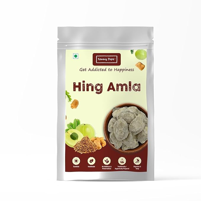 Image of Tummy Pops | Hing Amla Candy Digestive Churan - 950gm Jar | Hygienically Prepared & Packed | After Meal Digestives Flavorful Hing Amla, Healthy Amla Churan