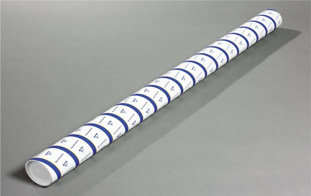 Clairefontaine 96714C Rouleau Papier Dessin Croquis - Papier Dessin Blanc au Grain Très Léger - 1,5x10 m 200g - Idéal pour le Dessin et Croquis au Crayon, Feutre ou Fusain