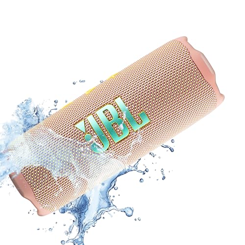 Image of JBL FLIP 7 (Pink) Waterproof Portable Speaker Bundle with X-Halo Hardcase (Black)