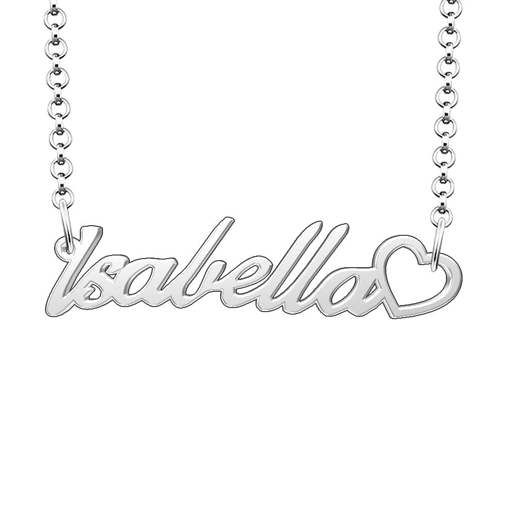 Design Your Own Personalized Gifts Heart Custom Name Necklace