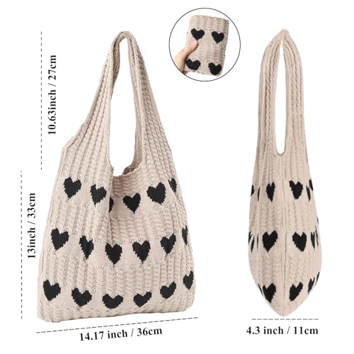 Image of Knit beach bag, Crochet Beach bag,Beach bags for women Knitted beach bag for summer