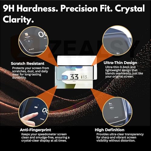 Image of Compatible For ATHER RIZTA S & Z EV 7 INCH and 450X Digital Display Speedometer Screen Guard Protector Accessories