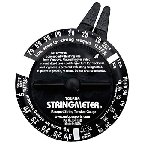 Tourna String Meter String Tension Tester Black,One Size Cover