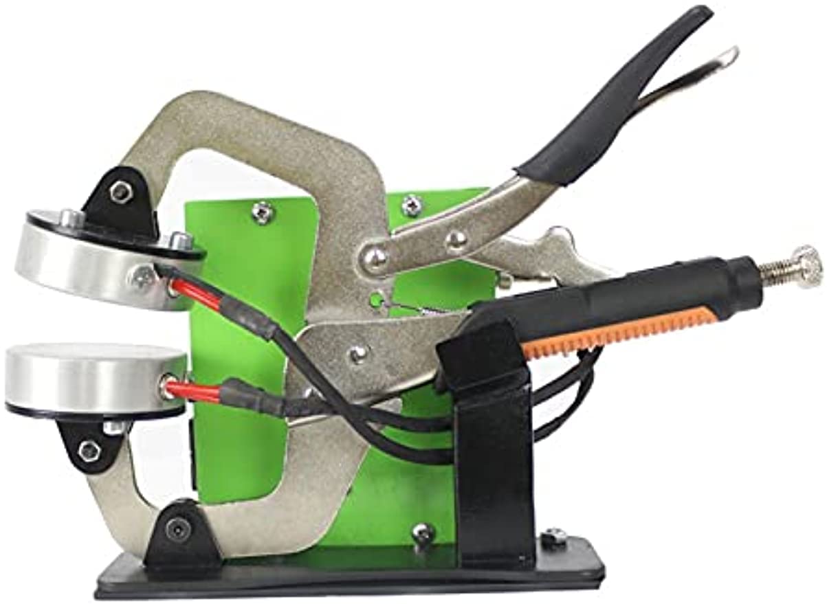 ホットプレス ヒートプレス機 300W ハンドヘルドプライヤー 110V 加熱プレスプレート油およびワックスの無意味な抽出 2.8インチデュアル 調節可能な温度