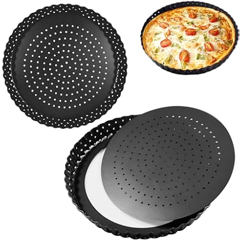 Moules à quiche AZKEEGREY 20 cm Cover